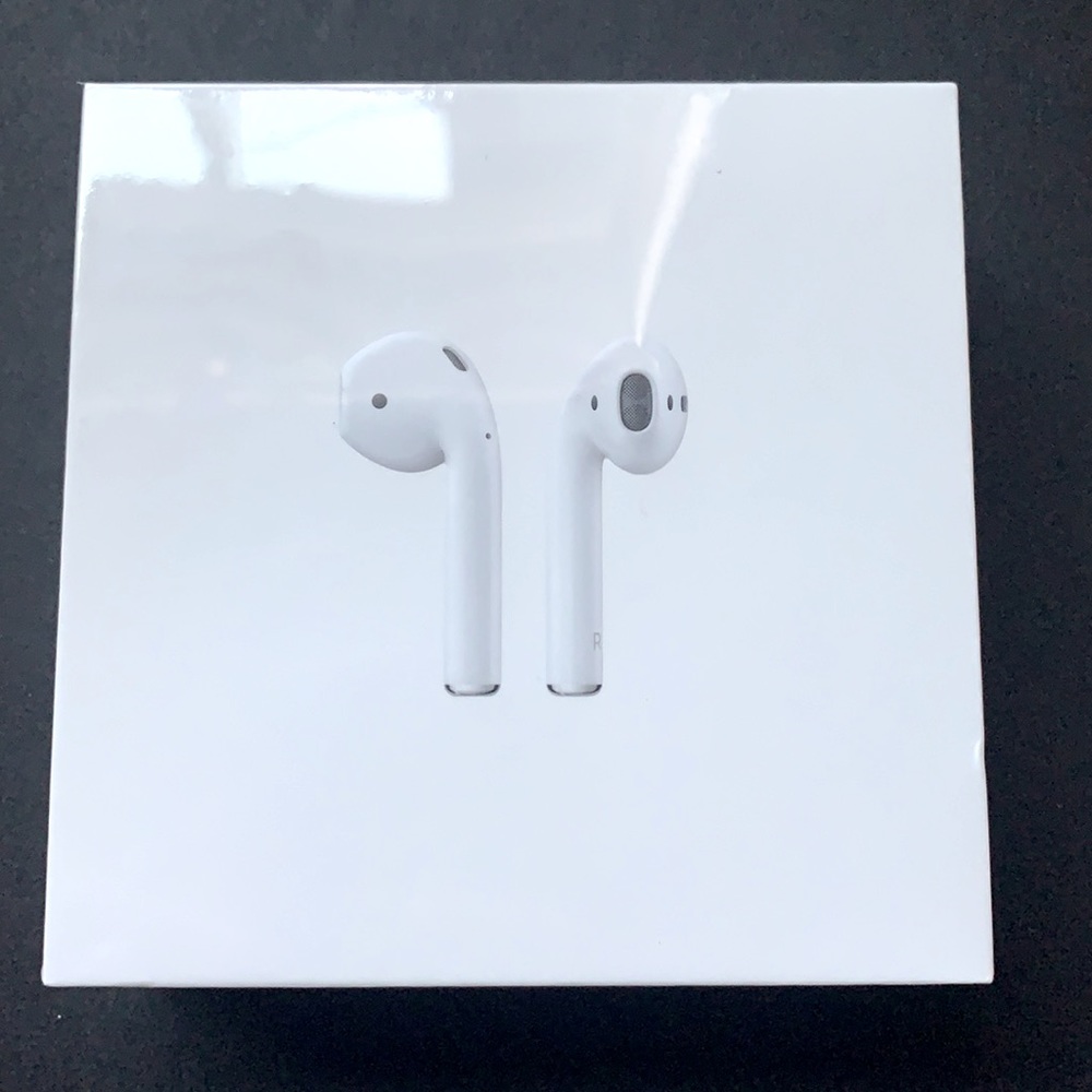 Brand new AirPods, still in factory wrapper